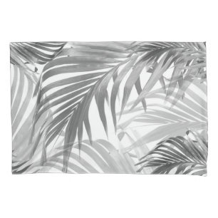 Lush Caribbean Palm Collage #1 #tropical #wall  Pillowcase