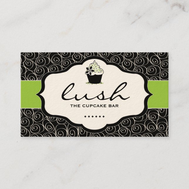 Lush Cupcake Design - CUSTOM BUSINESS CARD (Front)
