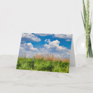 Lush Farmland, South Africa Holiday Card