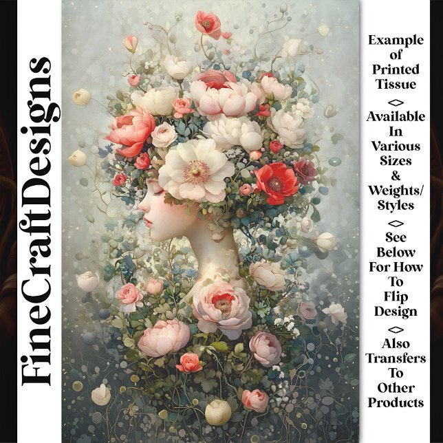 Lush Flowers + Mother Nature AG6 Decoupage Tissue Paper (Creator Uploaded)