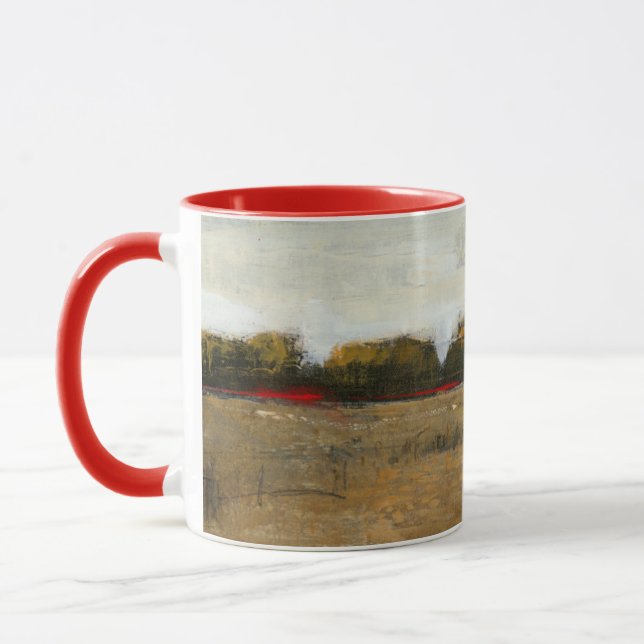 Lush Green Countryside Landscape Mug (Left)