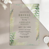 Lush Green Ferns Bridal Shower
