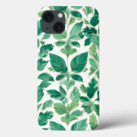 Lush Green Foliage Pattern
