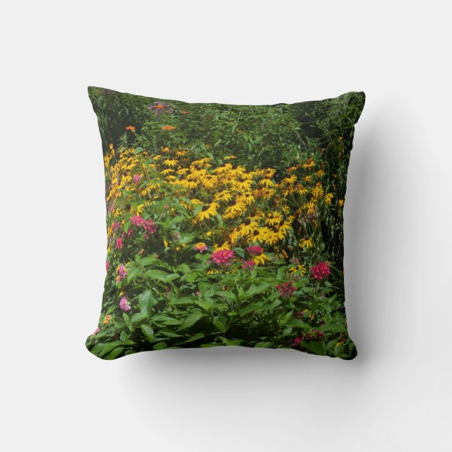 Lush Green Garden Cushion (Front)