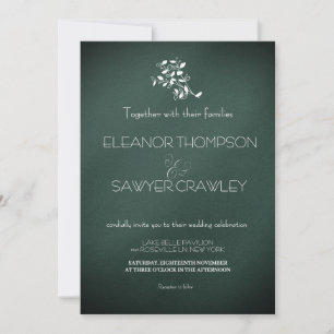 Lush Green Garden Wedding Invitation