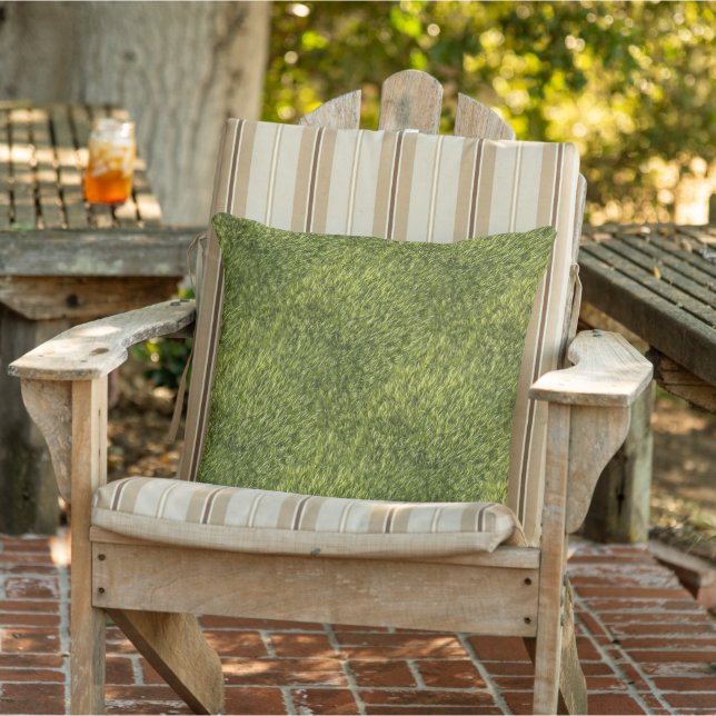 Lush Green Moss Cushion (Chair)