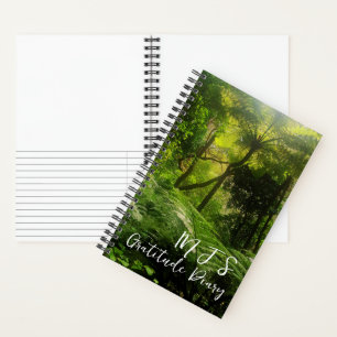 LUSH GREEN TROPICAL FERN FOREST GRATITUDE JOURNAL