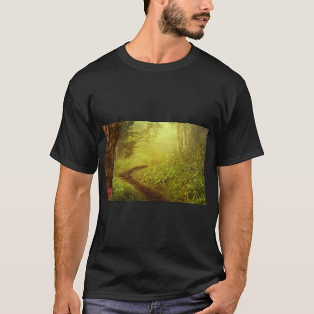 Lush Greenery Nature T-Shirt (Front)