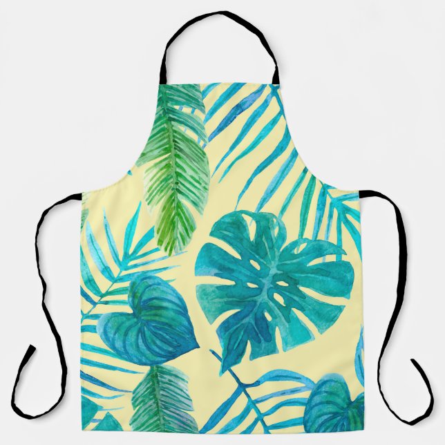 Lush greenery of tropical plants from jungle. Endl Apron (Front)