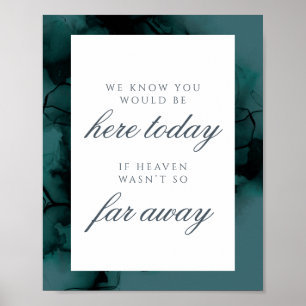 Lush Ink memorial wedding sign