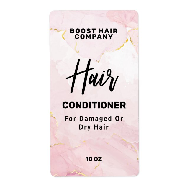 Lush Ink Pink Shampoo Labels (Front)