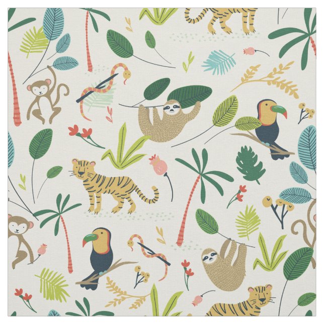 Lush Jungle Fabric (Swatch)