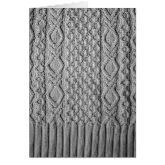 Lush knitted cables.