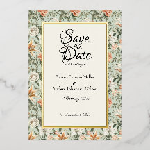 Lush Luxe, Tiger Lily & Mint, Save the Date