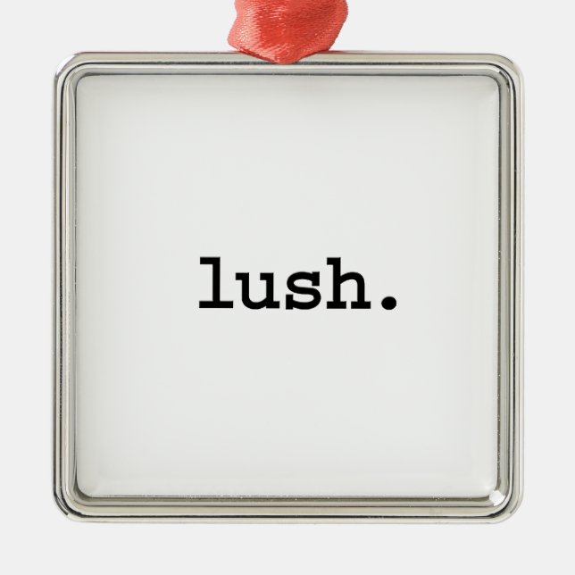 lush. metal tree decoration (Front)