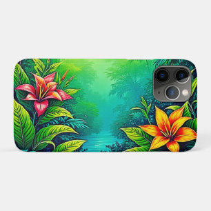 Lush Tropical Jungle Oasis Design Case-Mate iPhone Case
