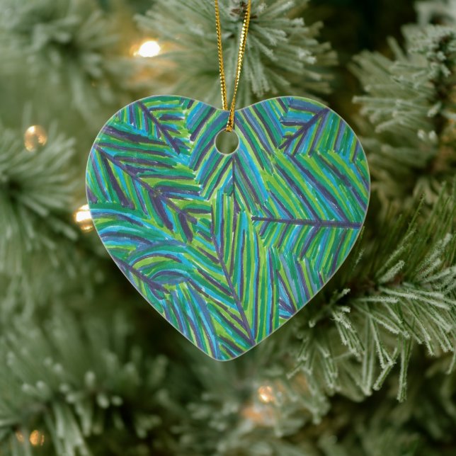 Lush Tropical Nights Ceramic Tree Decoration (Tree)