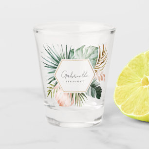 Lush Tropics Bridesmaid Shot Glass