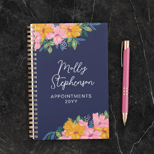 Lush Yellow Pink Floral Arrangements Name Planner