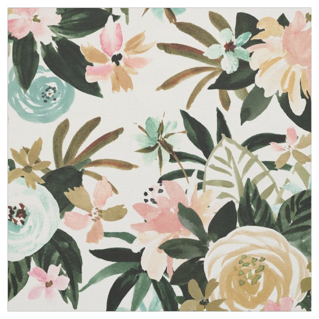 LUSHIE Romantic Lush Floral Fabric (Swatch)