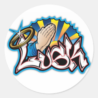 Lusk Classic Round Sticker