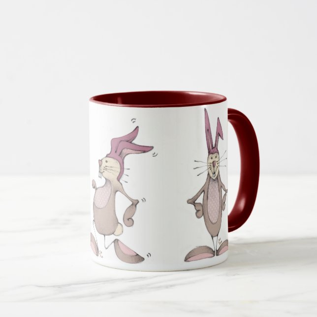 Lustige Hasen Mug (Front Right)