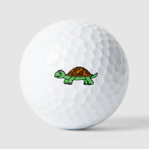 Lustige Schildkröte Golf Balls