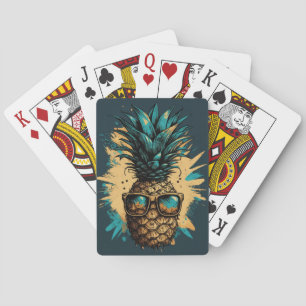 Lustiges Ananas Obst Playing Cards