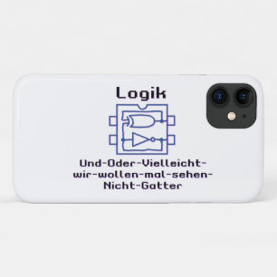 Lustiges Spaß Logikgatter mit boolescher Funktion  Case-Mate iPhone Case