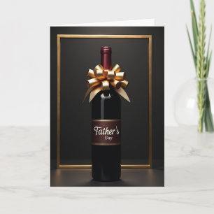 Lustrous Fathers Day Bow Card