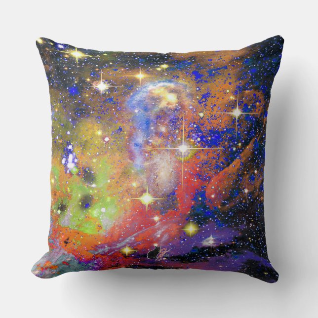 Lustrous Star Field Cushion (Front)