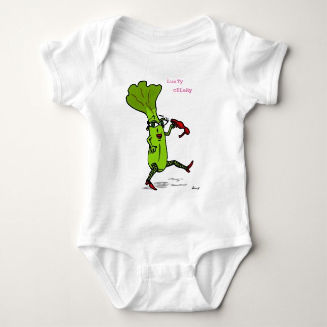 Lusty Celery Infant Creeper (Front)