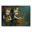 Lute and Lyre gothic fairy nymph Art Print