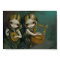 Lute and Lyre gothic fairy nymph Art Print