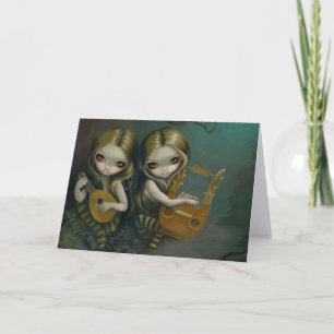 "Lute and Lyre" Greeting Card