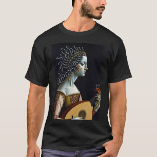 Lute Laura the Lady deep one a Creepy Lovecraftian T-Shirt
