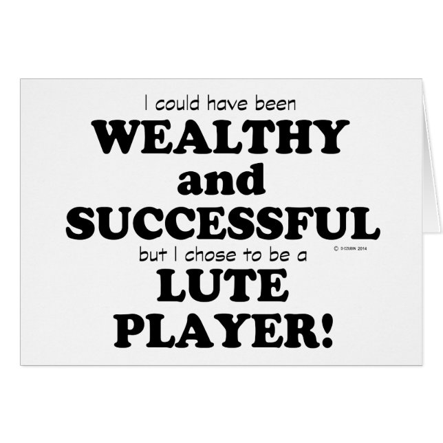 Lute Wealthy & Successful (Front Horizontal)
