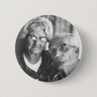 Luther and Minnie 6 Cm Round Badge