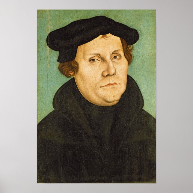 Luther as Professor, 1529 Poster (Front)
