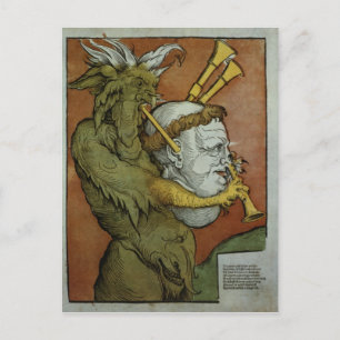 Luther as the Devil's Bagpipes, c.1535 Postcard