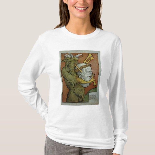 Luther as the Devil's Bagpipes, c.1535 T-Shirt (Front)