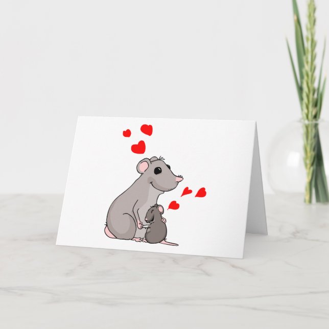 Luther loves his Mum Card (Front)