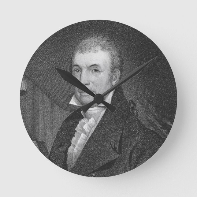 Luther Martin, engraved by William A. Wilmer (c.18 Round Clock (Front)