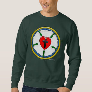 Luther Rose Embossed-Look Sweatshirt
