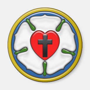 Luther Rose Refrigerator Magnet