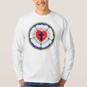 Luther Rose Stained Glass Window T-Shirt