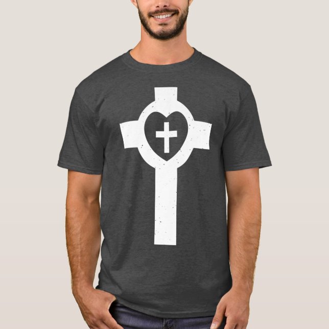 Lutheran Church Cross Premium T-Shirt (Front)