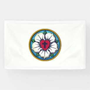 Lutheran Rose Banner