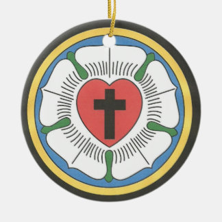 Lutheran Seal Ceramic Tree Decoration
