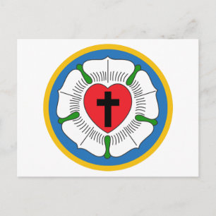 Luthers Rose Postcard